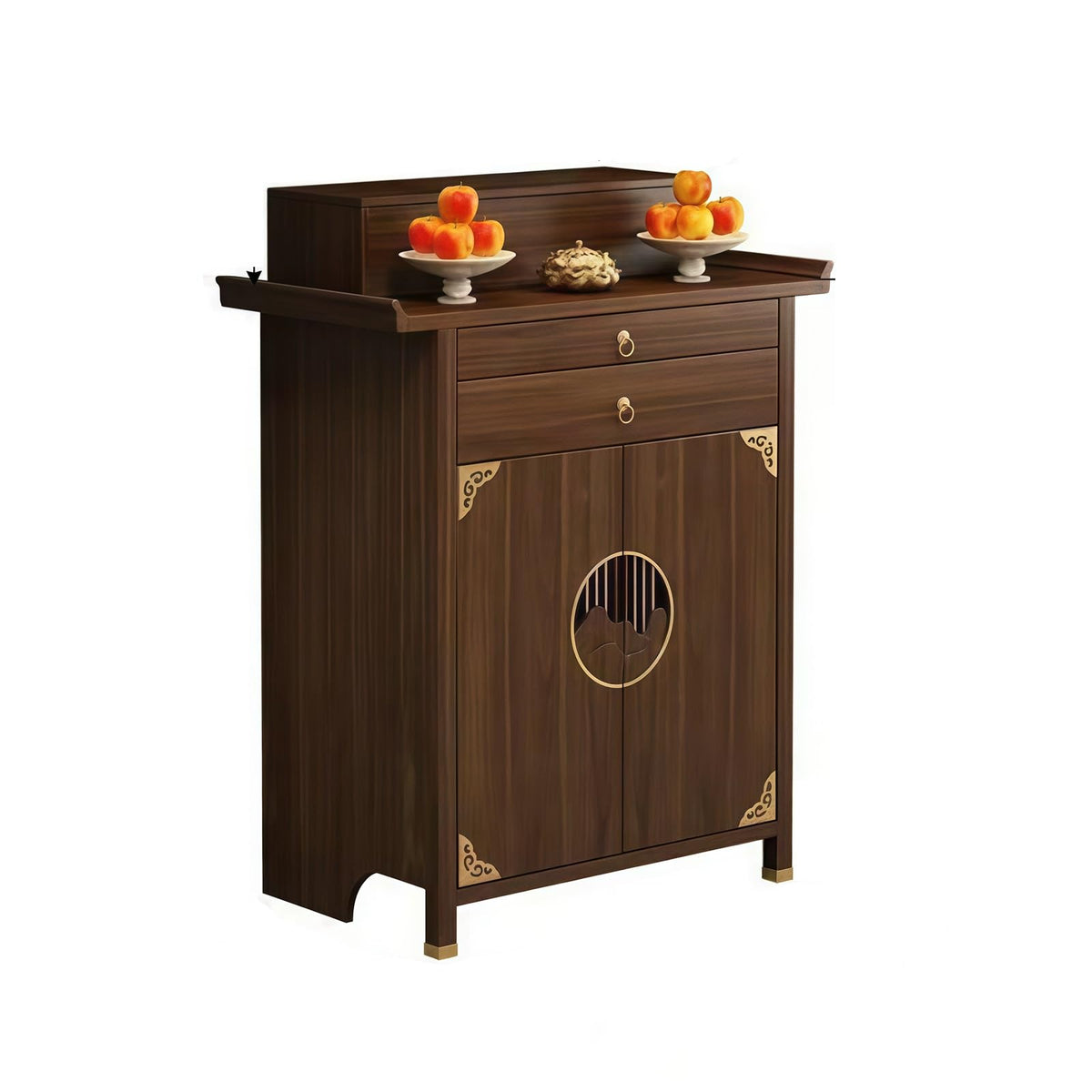 Personal Shrine Altar Table (Brown / W:34.6in/88 cm)