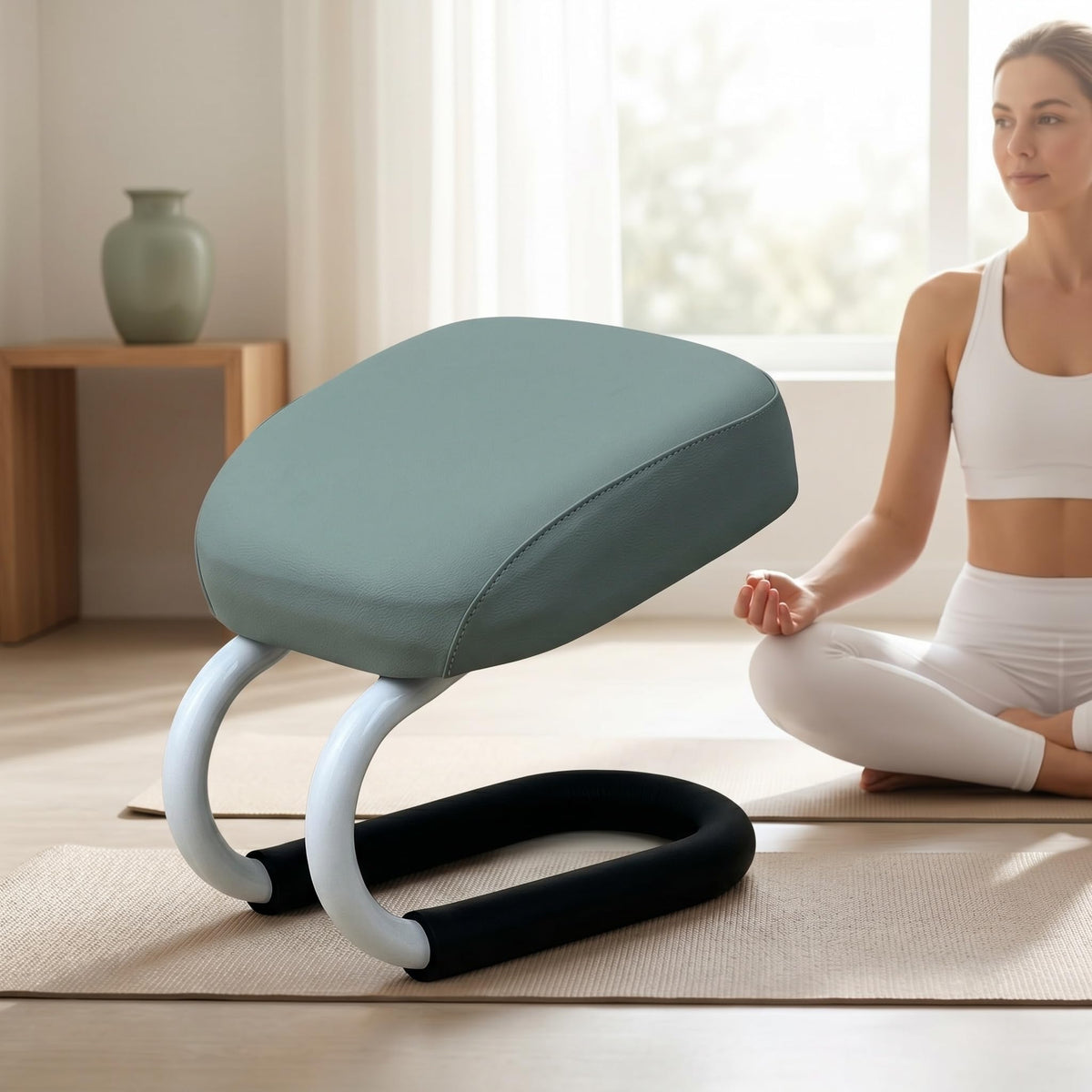 Meditation Stool for Adults (Style a Blue)