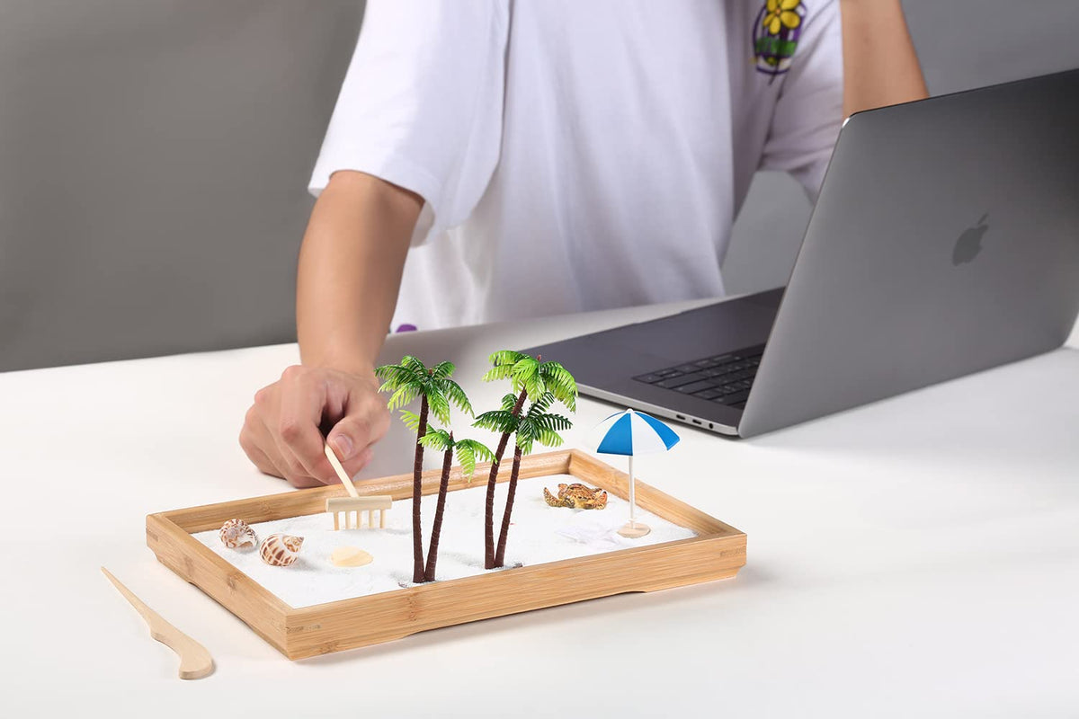 Japanese Zen Garden for Desk (Beach)