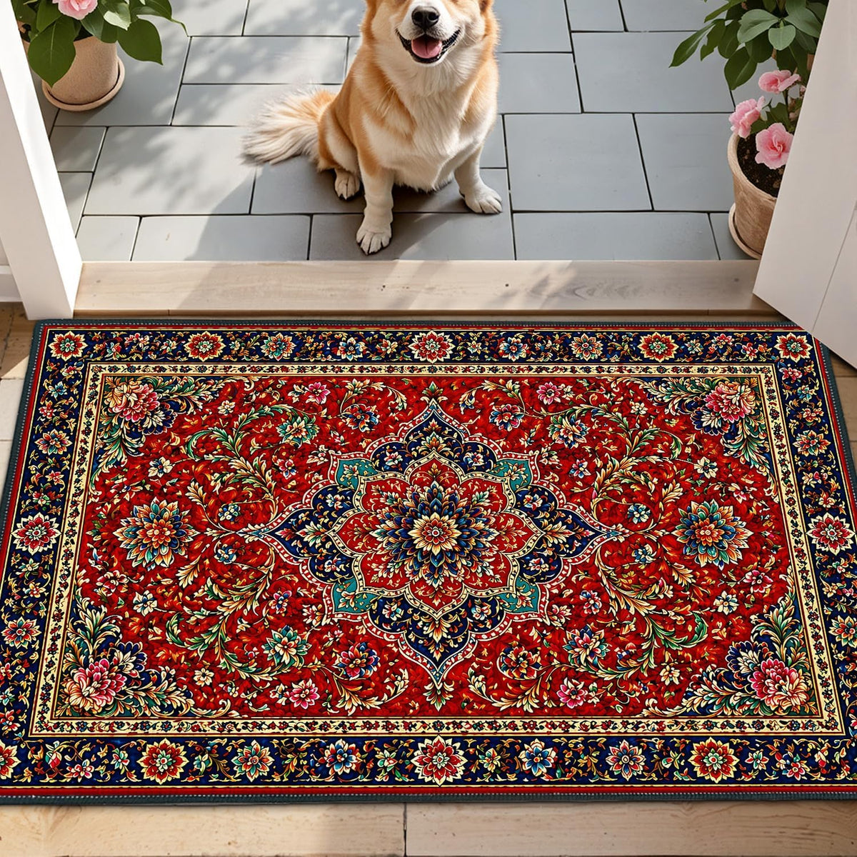Traditional Persian 2x3 Entryway Rug (22 / 2' x 3' (Rectangular))