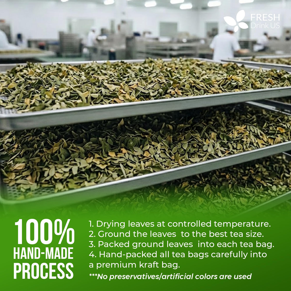Premium 75 Moringa Tea Bags (75 Teabags)