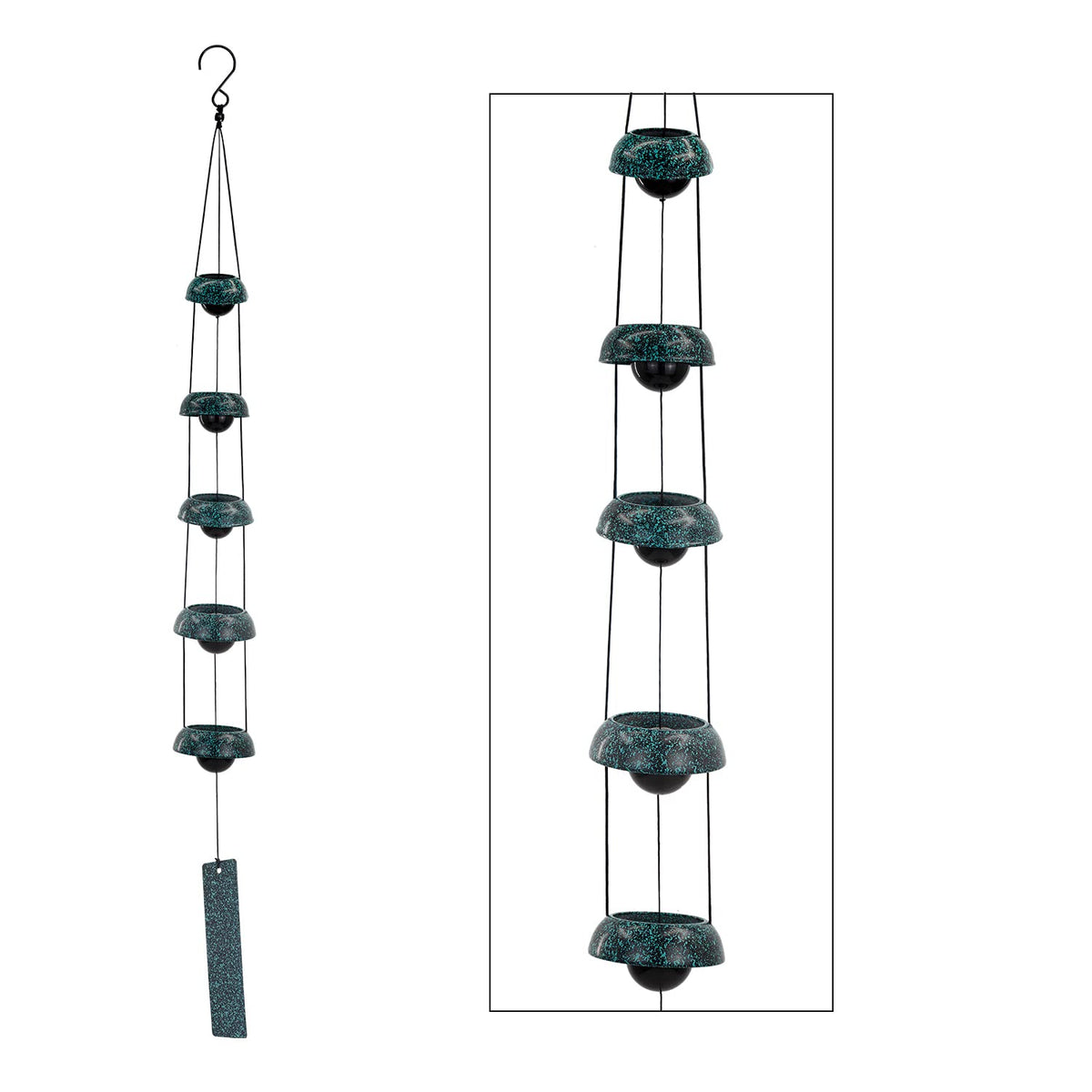 Bell Wind Chimes (5 Atrovirens Bell)