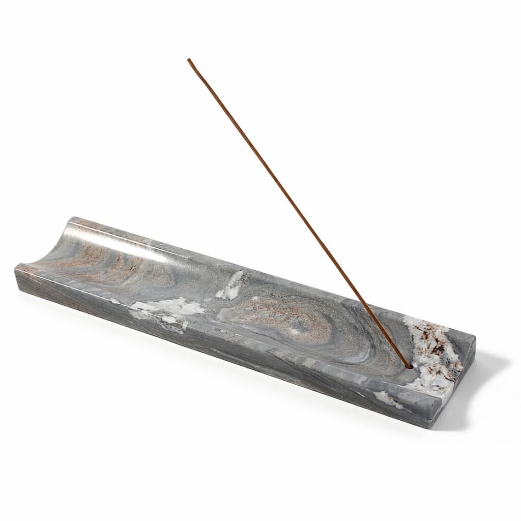 Marble Incense Holder (Palissandro Gray)