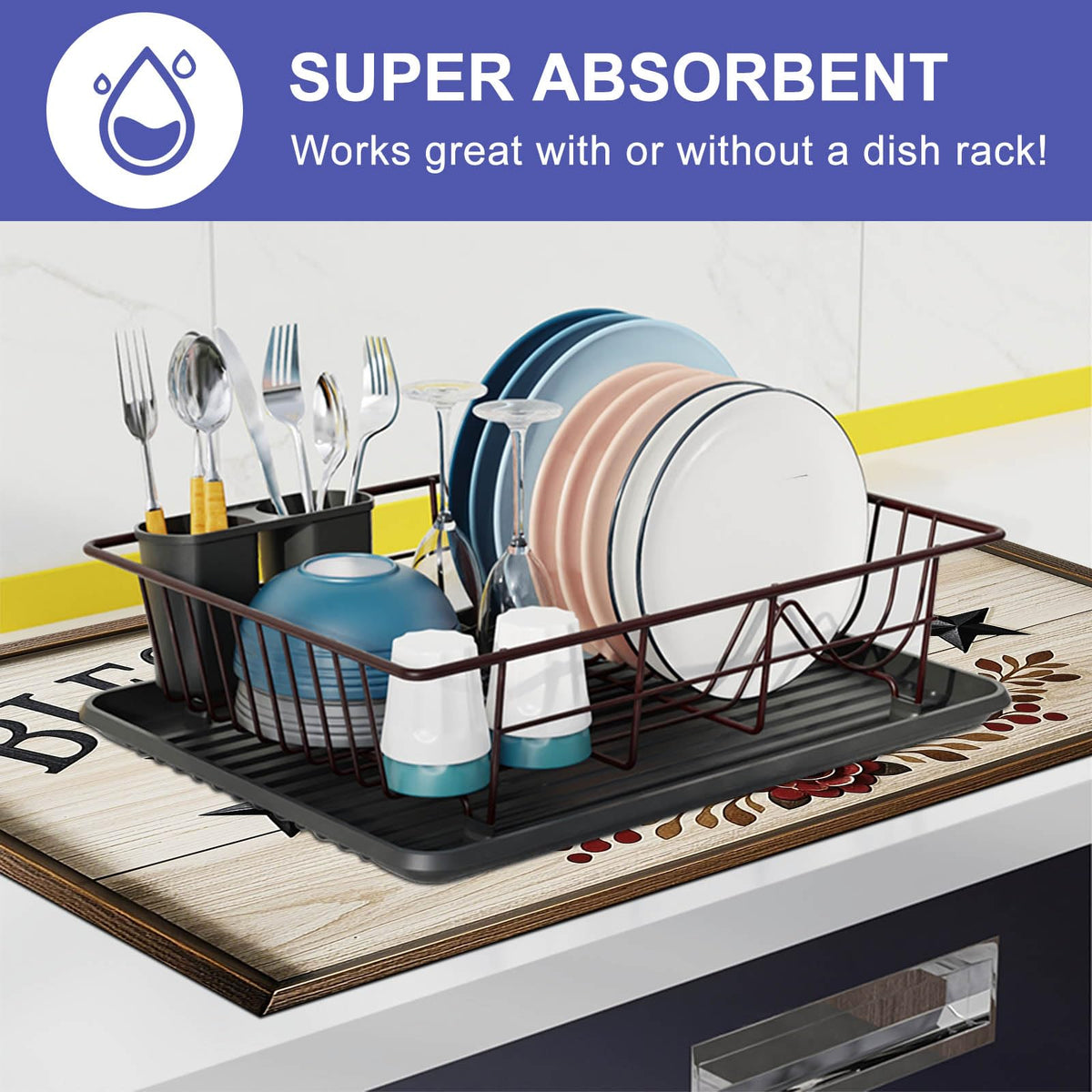 Stove Top Cover 28x20 Bless Our Home Star Heat Resistant Mat