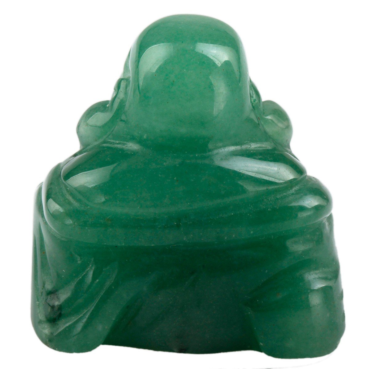 1.5" Green Adventurine Laughing Happy Buddha Feng Shui Figurine (1.5" / 5.green Aventurine)