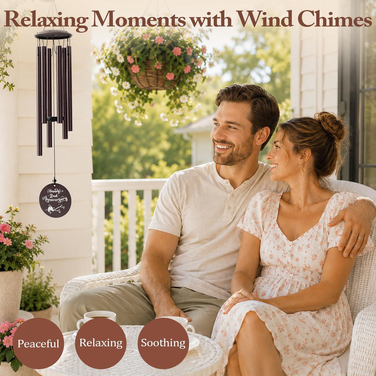2nd Anniversary Wind Chimes (2nd Anniversary Chime)