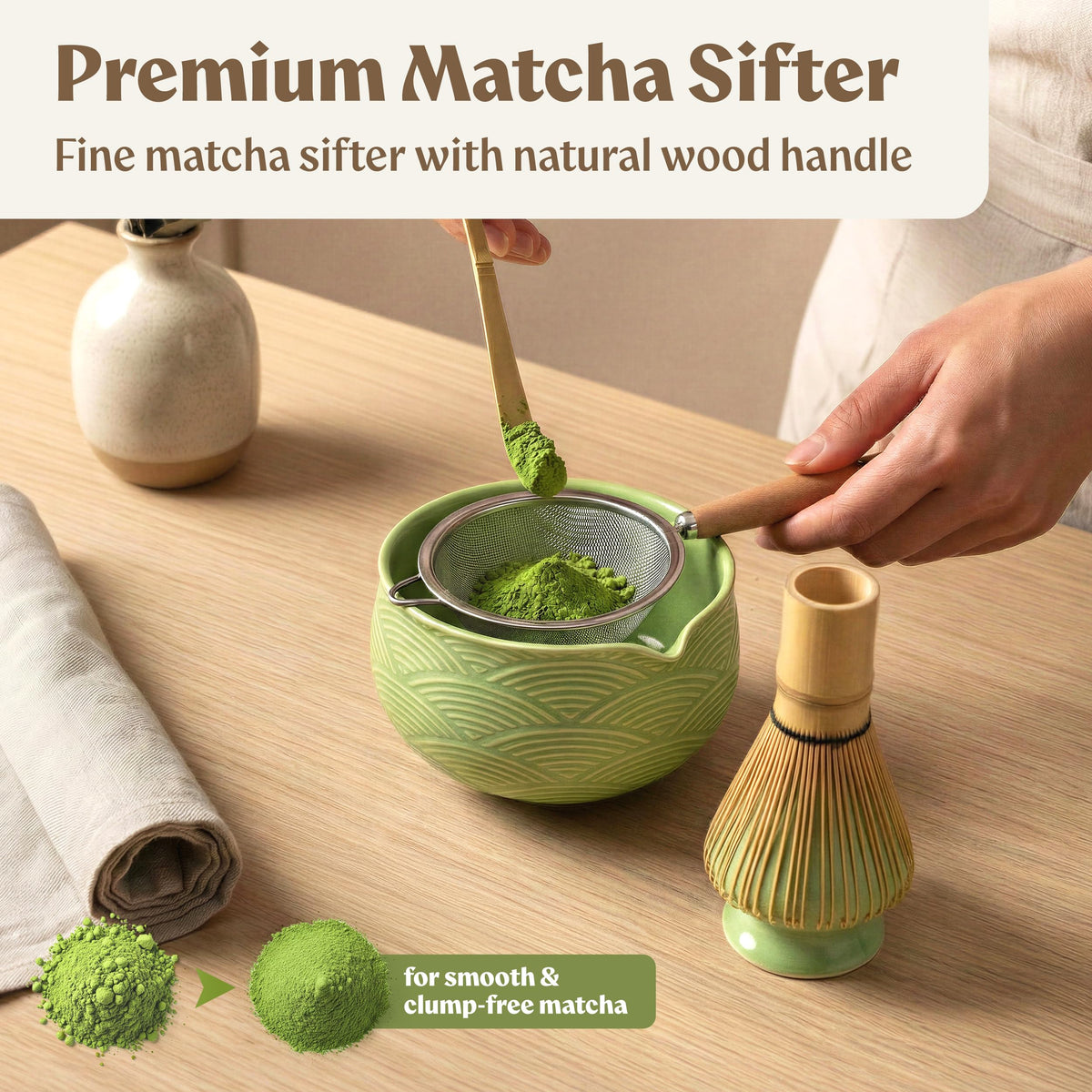 Matcha Whisk Set (Green)