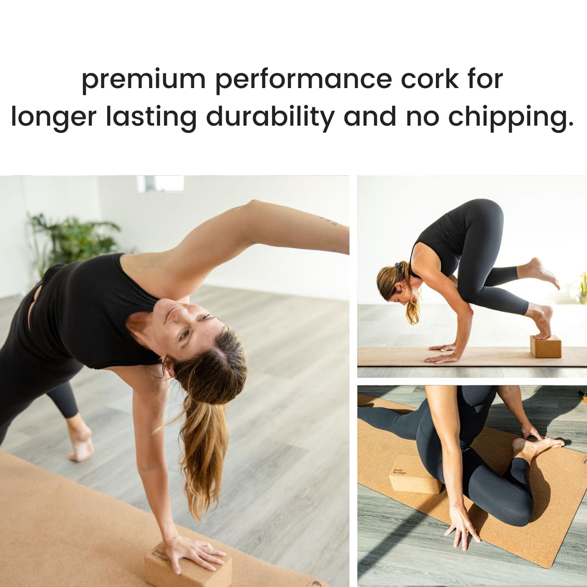 Cork Yoga Blocks 2 Pack (Classic)