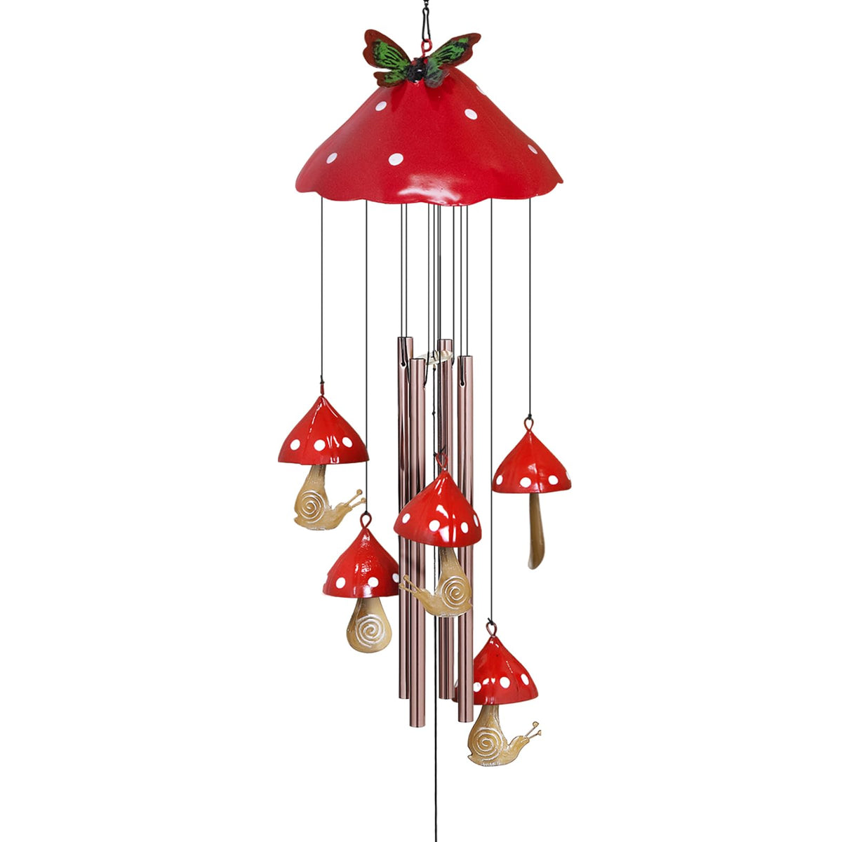 Wind Chimes for Outside (red)