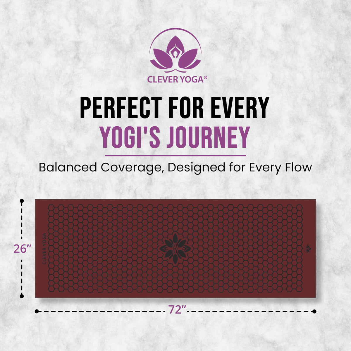 Hot Yoga Mat Towel (Burgundy)