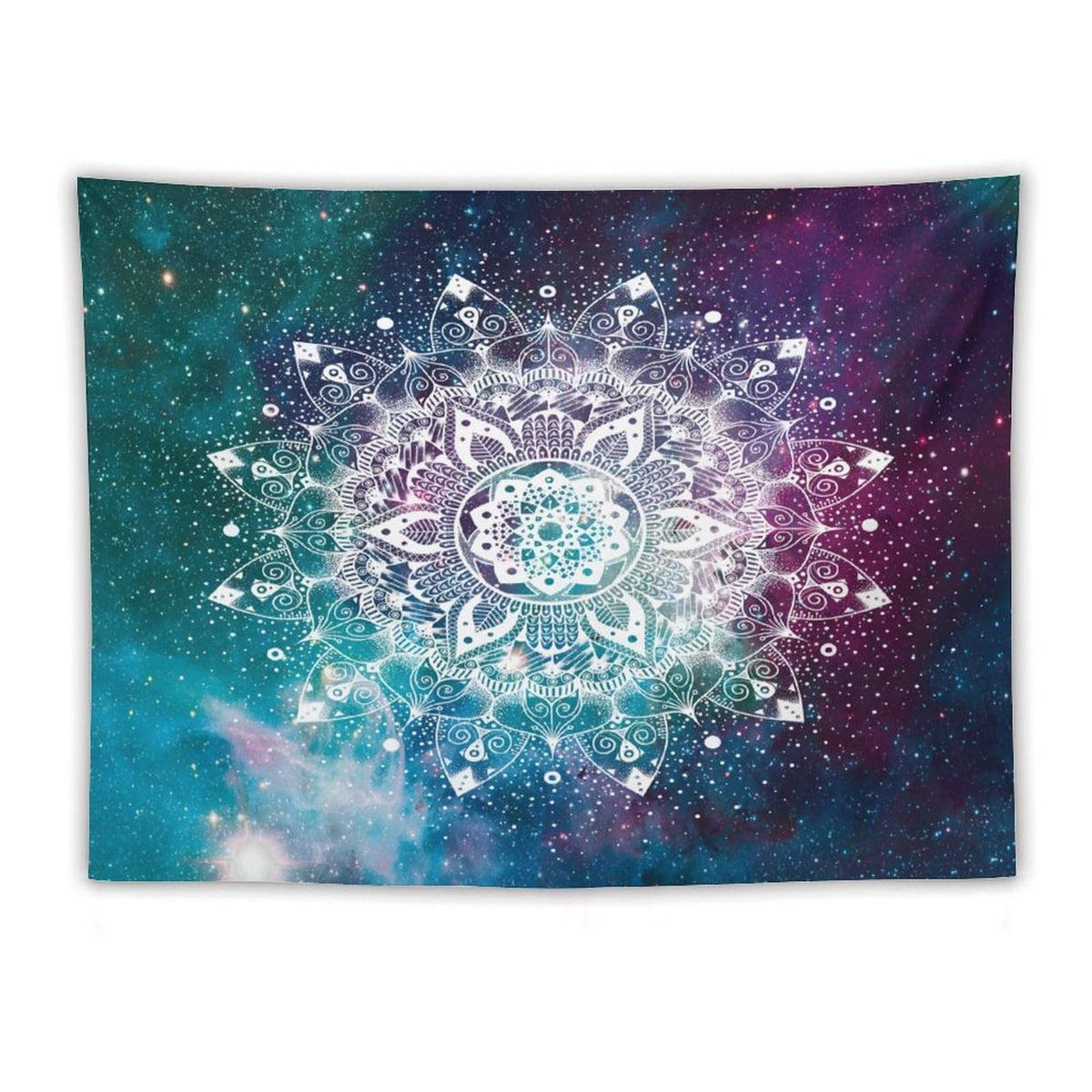 Hippie Mandala Tapestry Wall Hanging Bohemian Galaxy Space Indian Medallion Trippy Aesthetical Tapestries Home Decor for Living Room Bedroom Farmhouse Apartment Dorm 60"x80" (60"L x 80"W / Mandala-42)