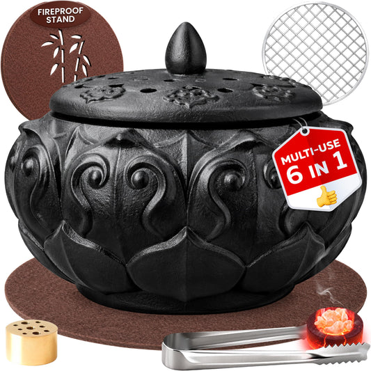 Large Incense Burners for Resin (Black)