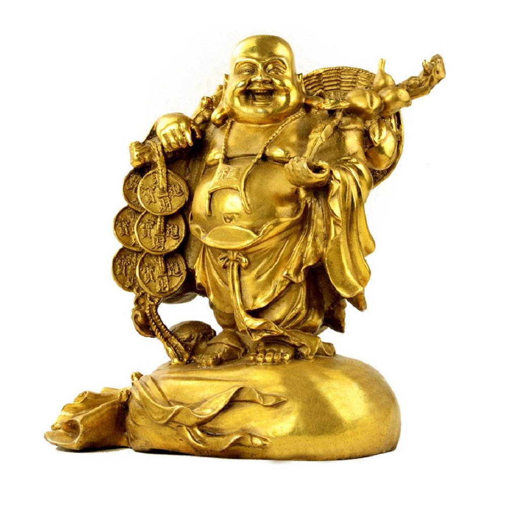 Fengshui Buddha Statues for Lucky & Happiness (Medium)