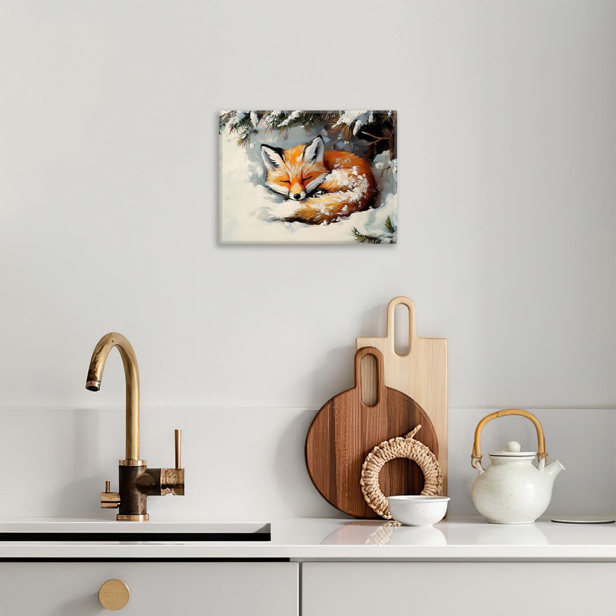 Fox Wall Art Fox Pictures Wall Decor (Fox3 / 20L" x 24W")