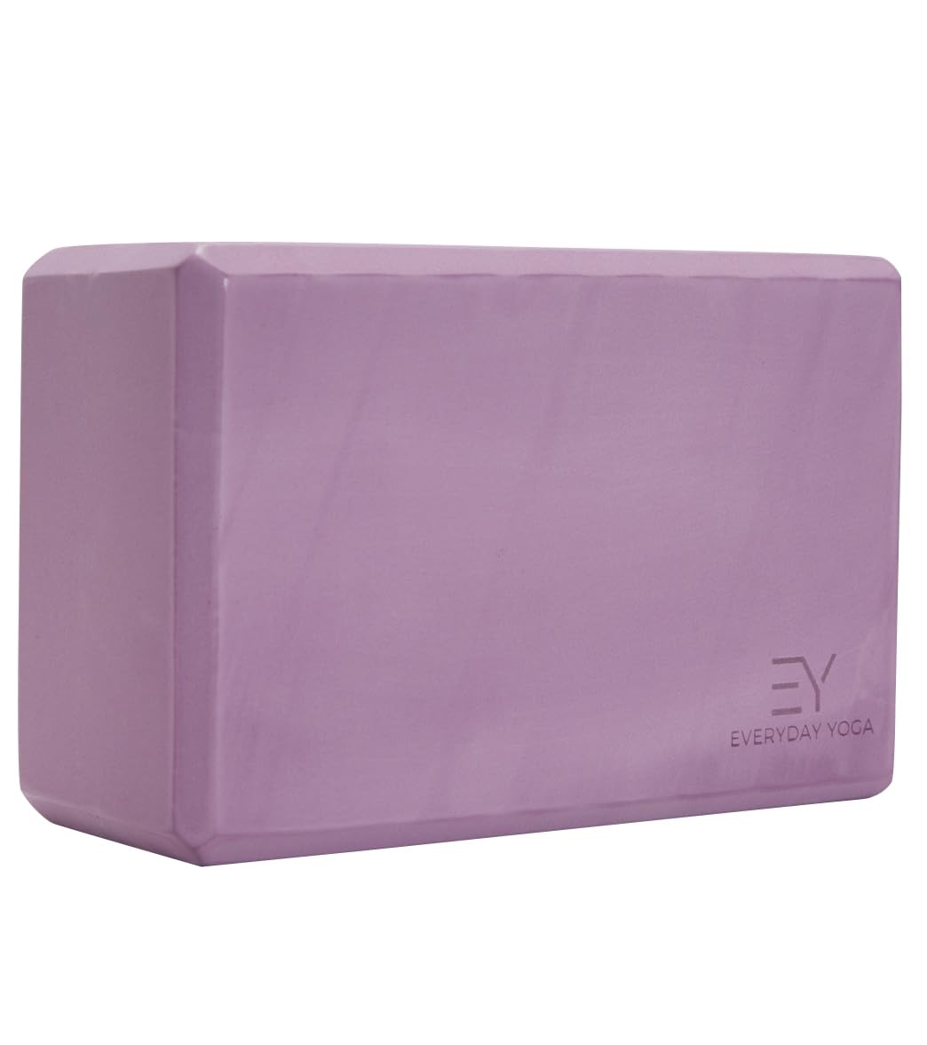 4 Inch Foam Yoga Block (Lilac / 4 Inch Thick)