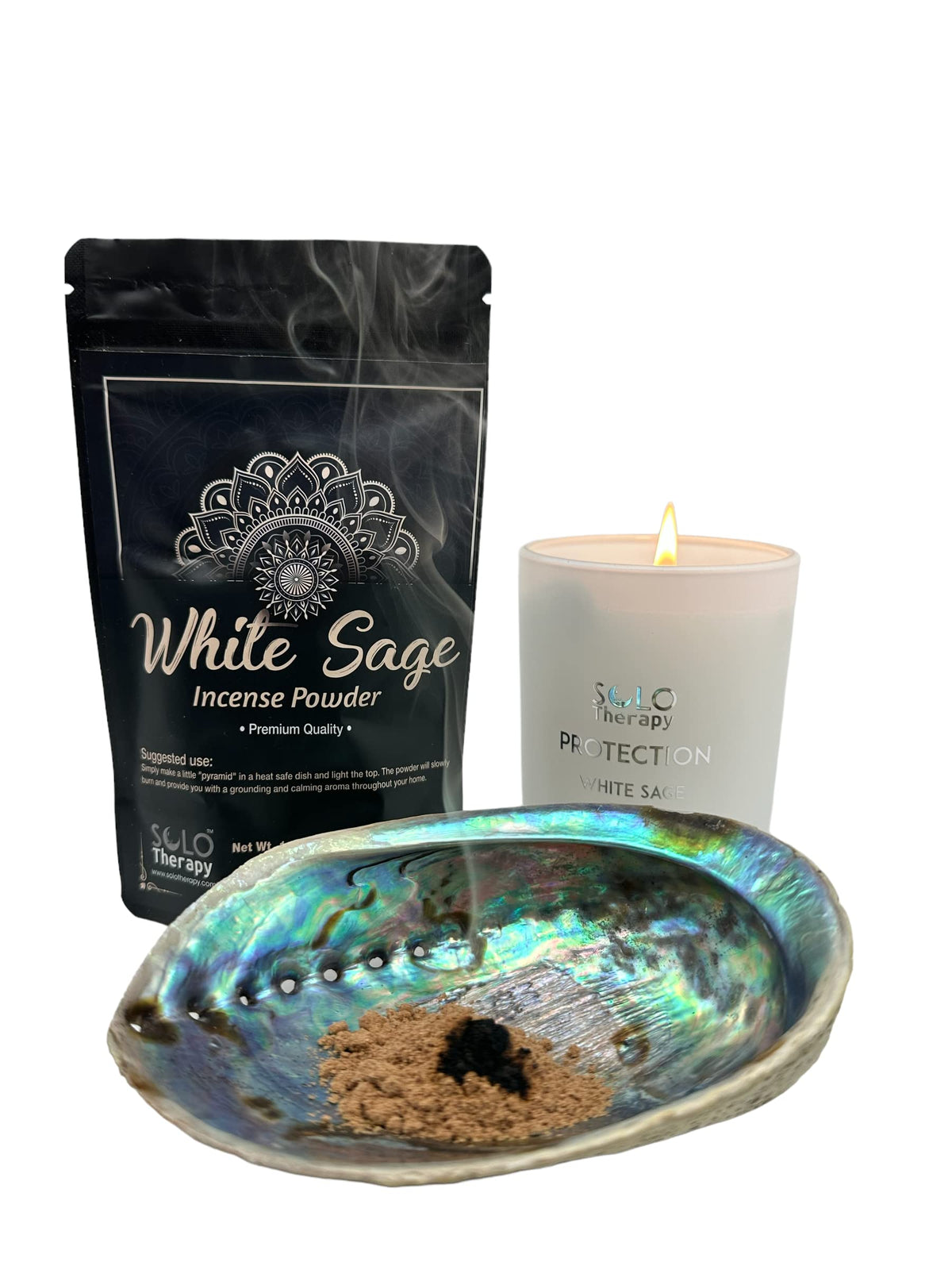 White Sage Incense Powder 50 Grams (White Sage Incense Powder)