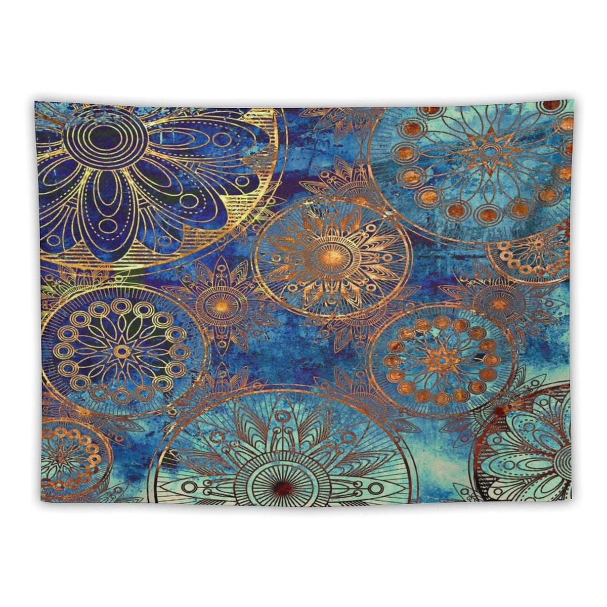 Boho Floral Tapestry Wall Hanging Retro Mandala Flower Vintage Mystical Dream Style Theme Tapestries Home Decor for Living Room Bedroom Apartment Farmhouse Dorm 30"x40" (30"L x 40"W / Mandala-30)
