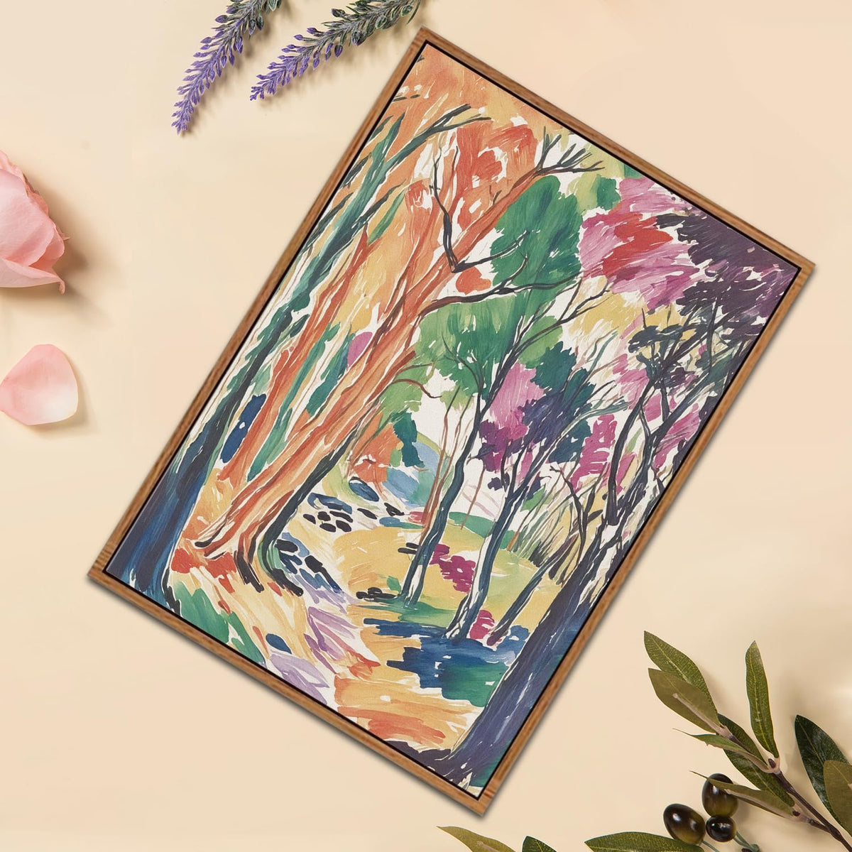 Matisse Gallery Framed Wall Art (Matisse / 16"L x 24"W)