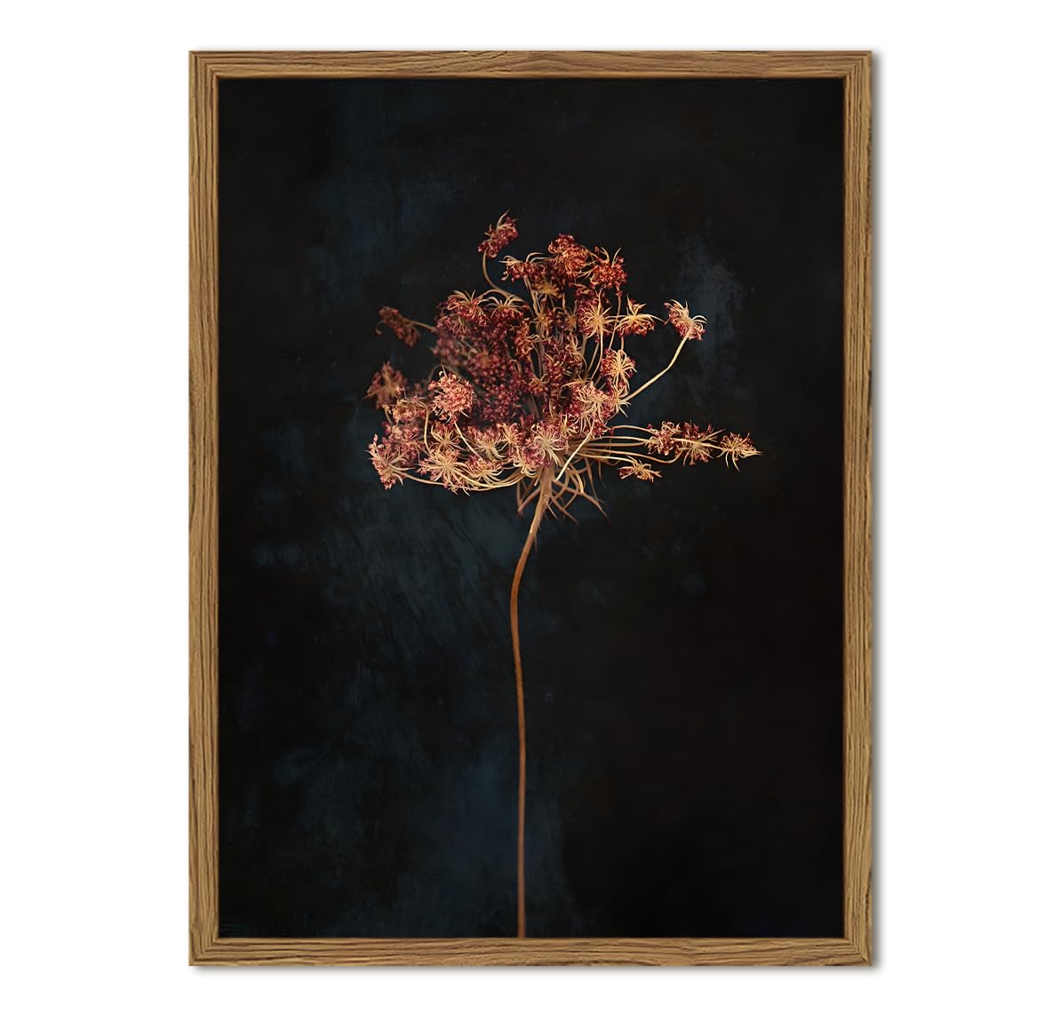 Vintage Moody Floral Wall Art (16"L x 12"W / Floral-E)