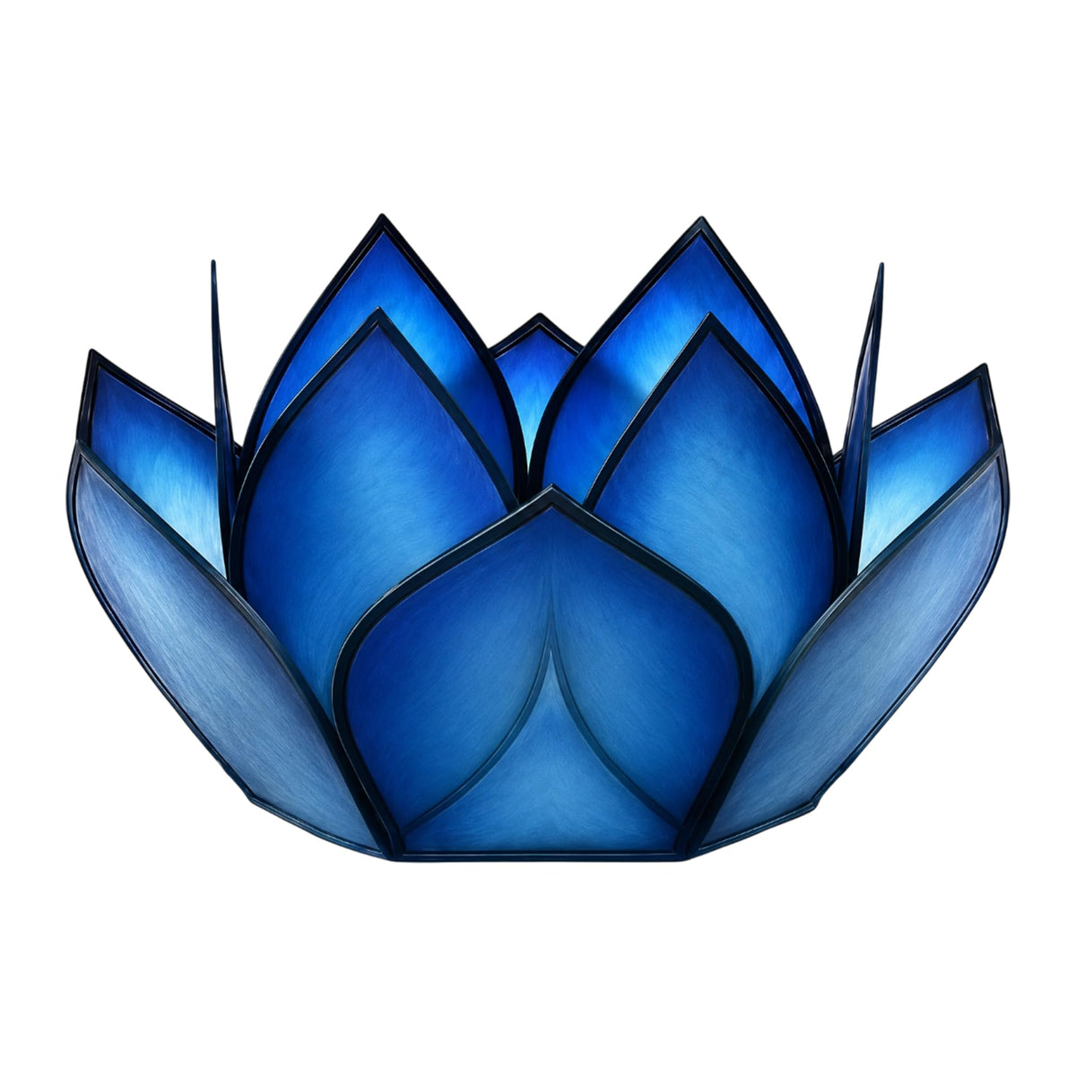 Lotus Tea Light Candle Holder (Blue Lagoon / Mini)