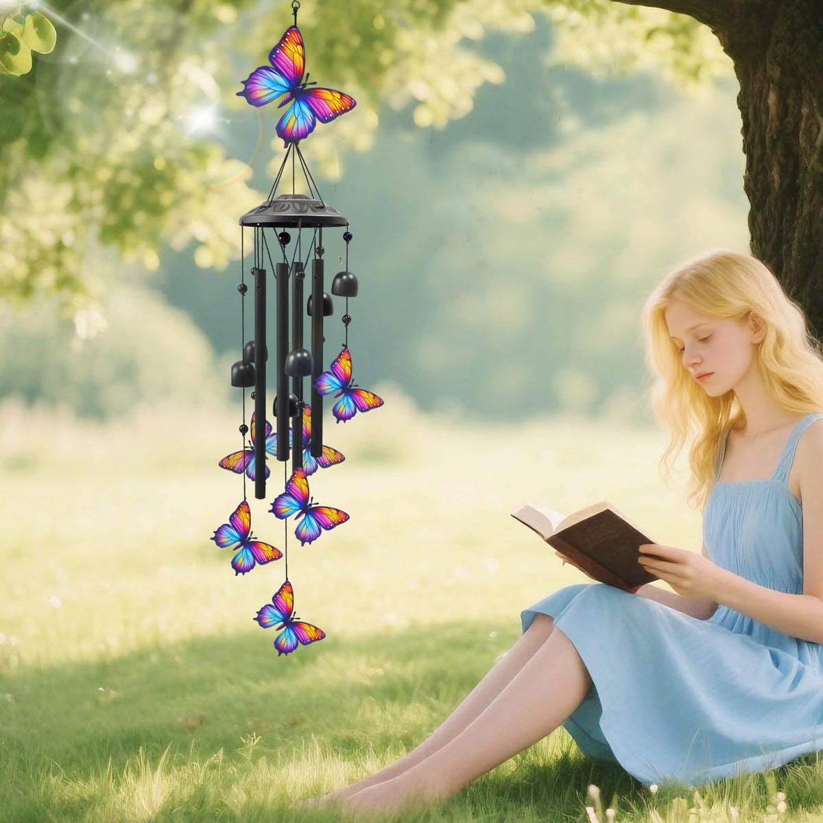 Butterfly Wind Chimes for Outside