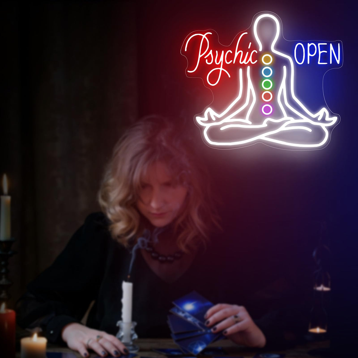 Psychic Open Neon Sign Charka Neon Light (Psychic Open)