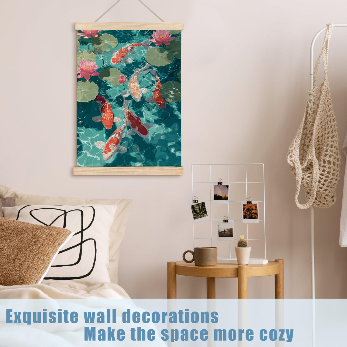 Japanese Koi Fish Zen Wall Art Decor (japanese koi fish)