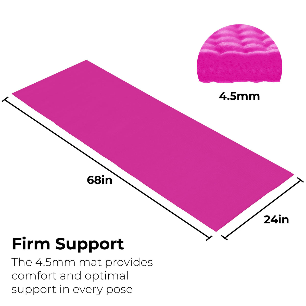 Bulk Yoga Mats (Colorful)