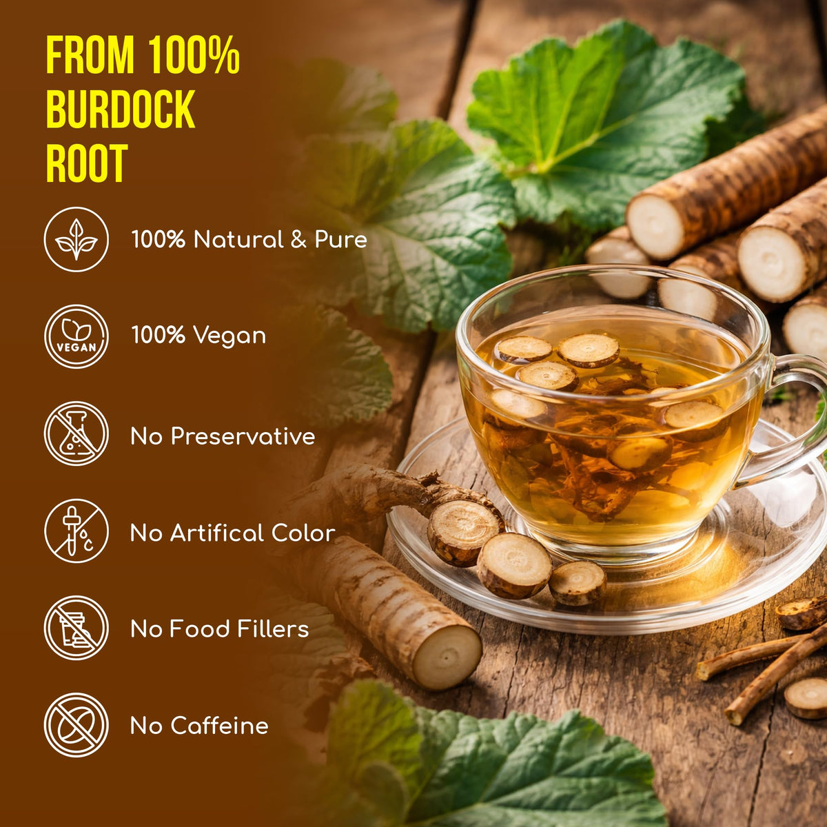 Premium Burdock Root Tea (135 Tea Bags)