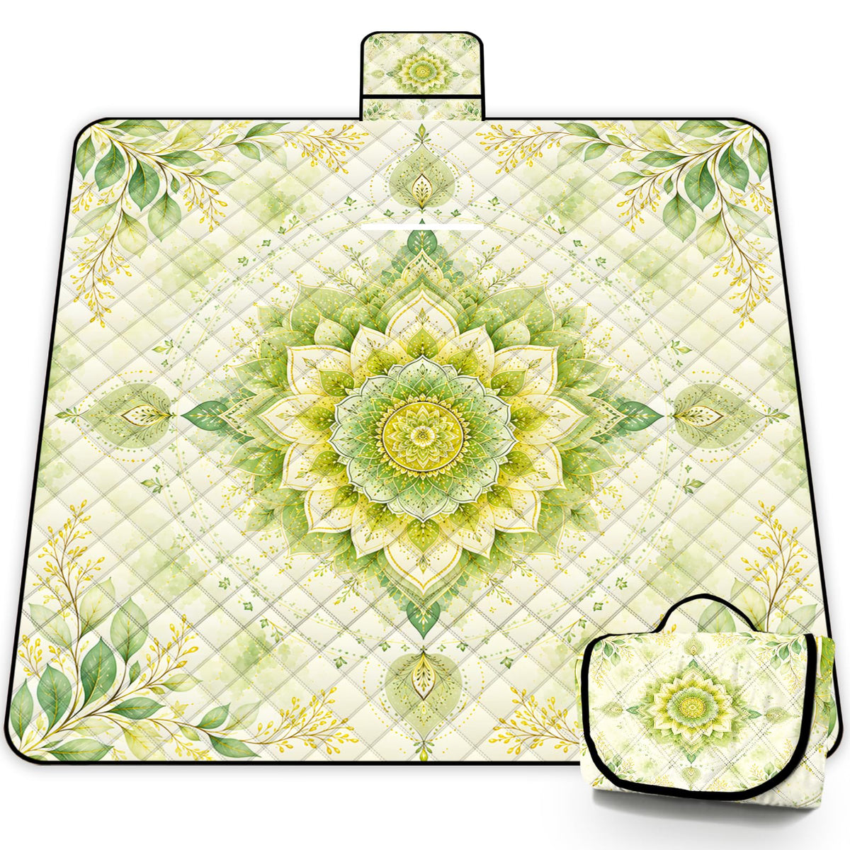 Extra Large Picnic Blanket Waterproof (Green)