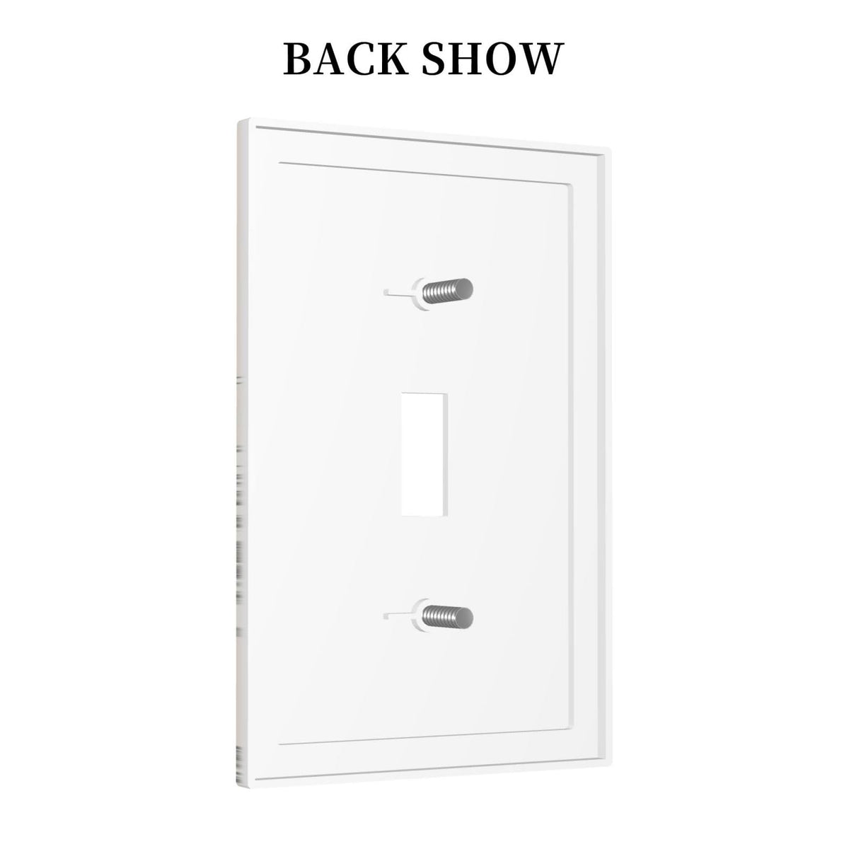 Beige Tree 1 Gang Light Switch Cover Single Toggle WallPlate Decorative Faceplate Electrical Switchplate Colour Line Tree Life Spring Fantastic Fairy Forest Flower Butterfly Bathroom Kitchen Decor (Jumbo Size 1-Gang Toggle / Colorful Butterfly Flowers)