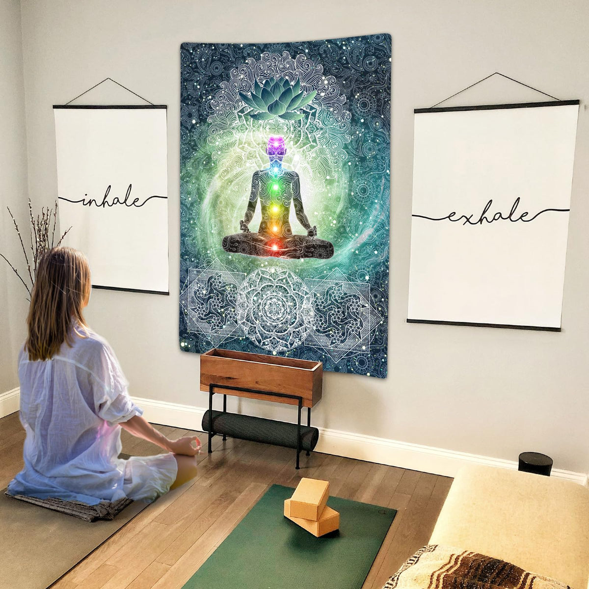 Meditation Vertical Tapestry (60"L x 40"W)
