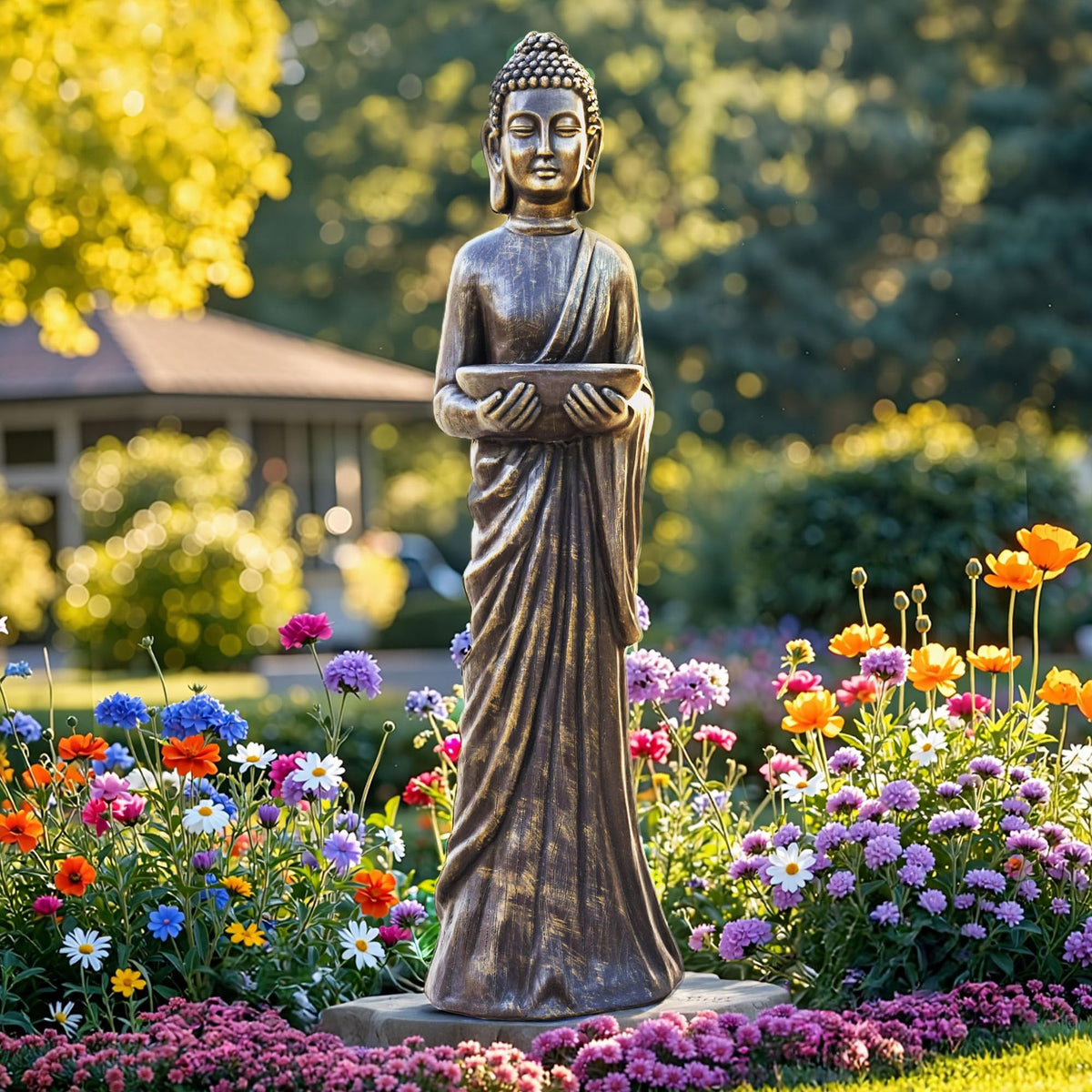 Buddha Statue Large (Antique Finish-42")