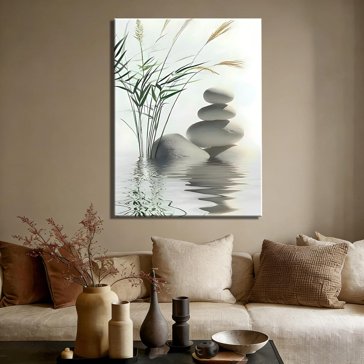Zen Wall Art Spa Canvas Print (Pictures21 / 36"L x 24"W)
