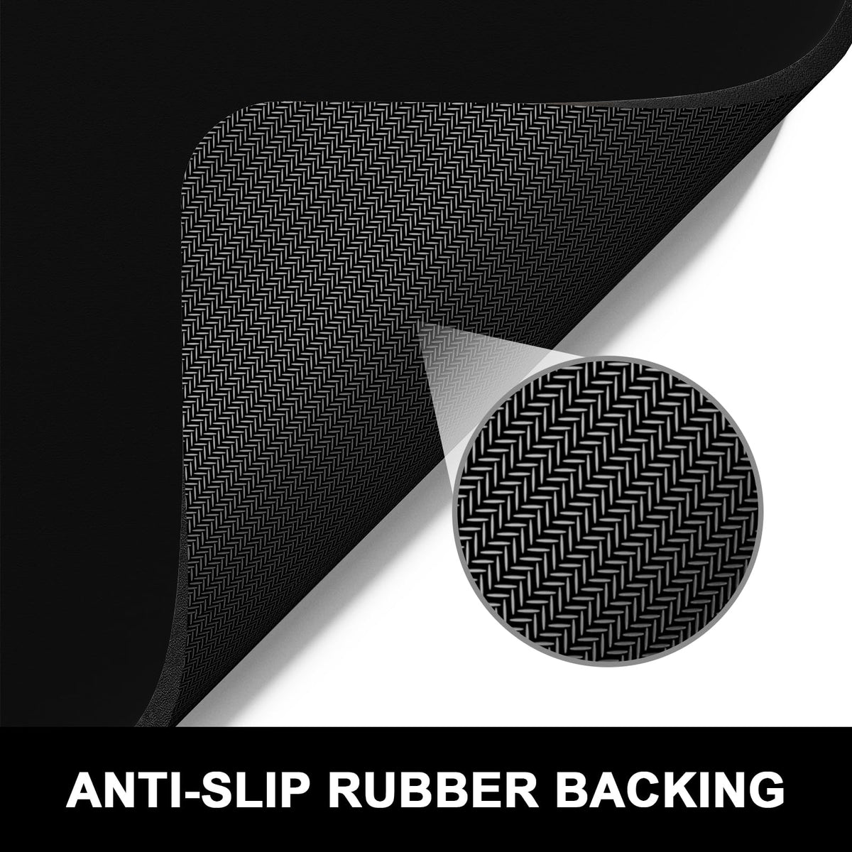 Dish Drying Mat (A-Jet Black / 16" x 18")