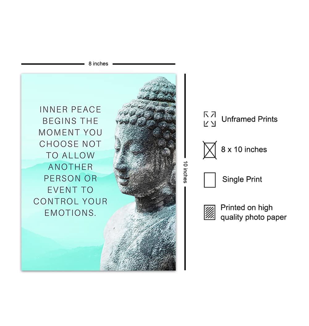Buddhism Buddha Statue Art Print (8"L x 10"W / Unframed)
