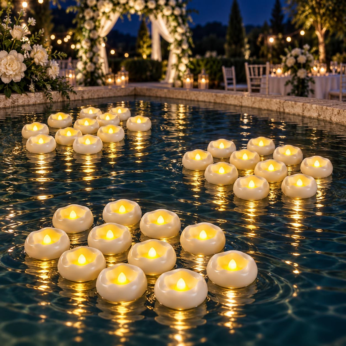 36 x 2”Floating Candle (36 Pack)