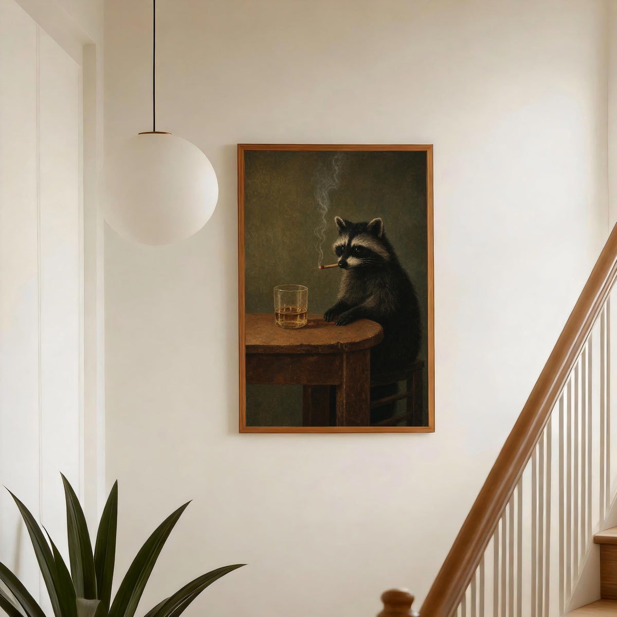Animal Wall Art Print (AbstractArt / 16"L x 24"W)