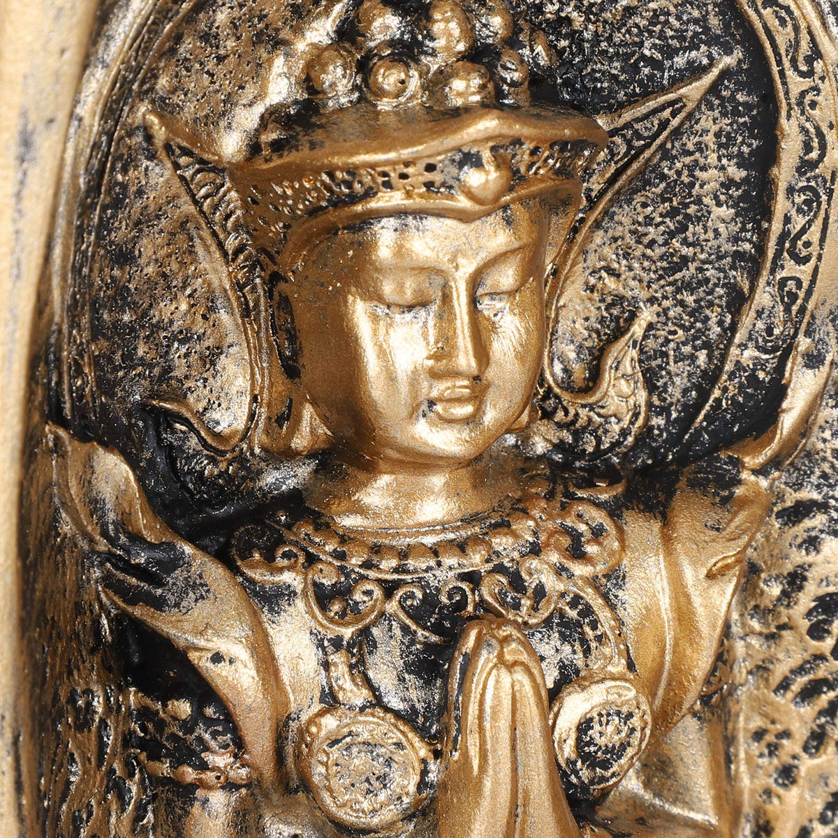 Buddha Hand Statue Set 2Pcs (Gold)