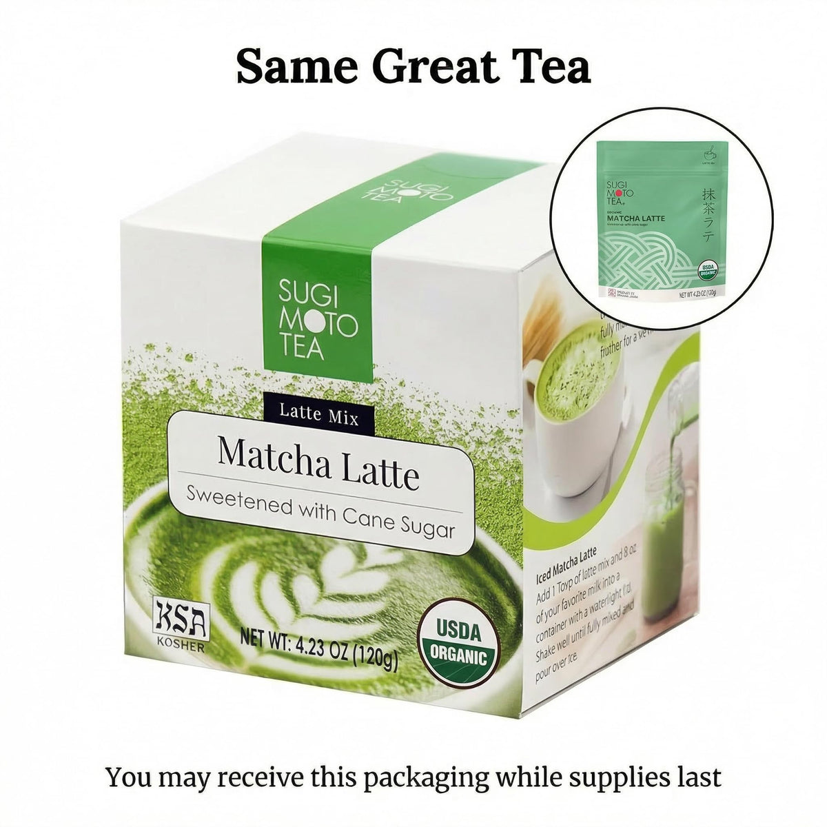 Japanese Organic Matcha Latte Blend Mix 4.23 oz (4.23 Ounce (Pack of 1))