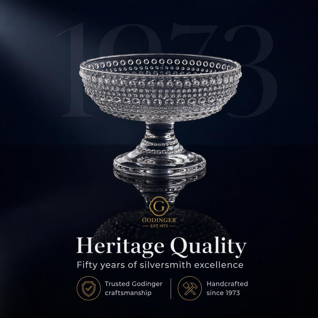 Silver Art Lumina 4 Inch Oval Footed Bowl