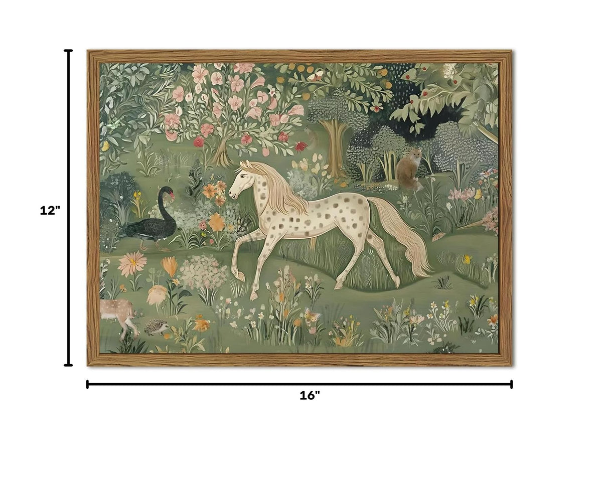 Funny Horse Wall Art (Animal-E / 16"L x 12"W)