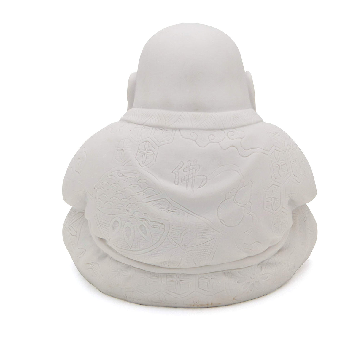Happy Buddha Statue (White)