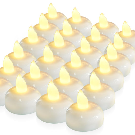 Flameless Floating Candles (Warm White (24Pack))