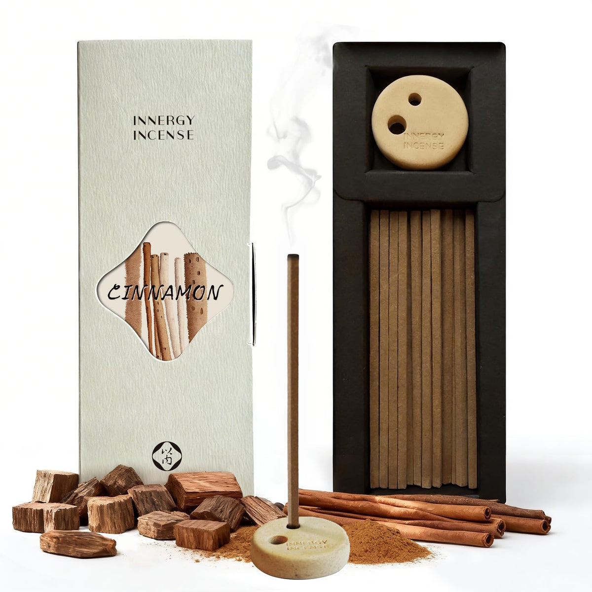 Innergy Cinnamon Square Incense Sticks (Cinnamon)
