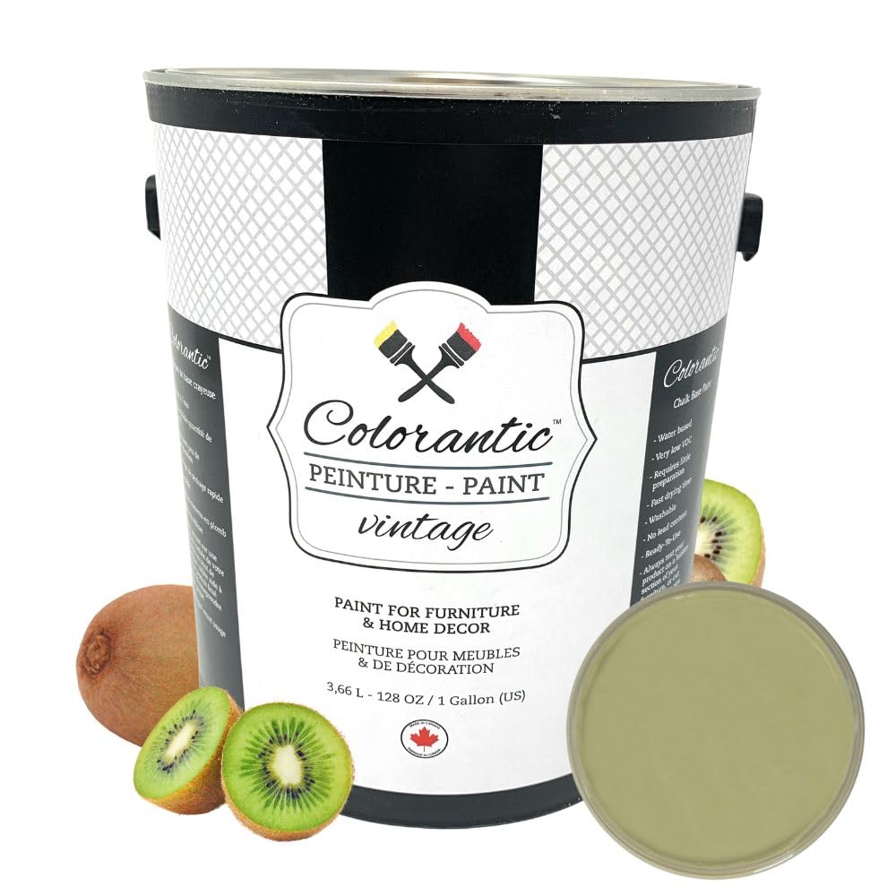 KIWI Chalk Paint for Furniture DIY (Kiwi / 128 Fl Oz (Pack of 1))