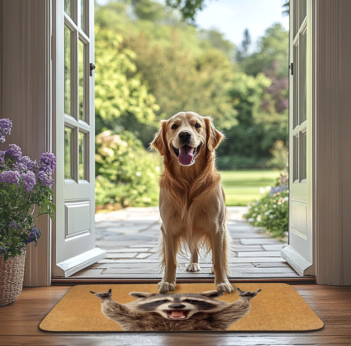 Raccoon Doormat (Raccoon)