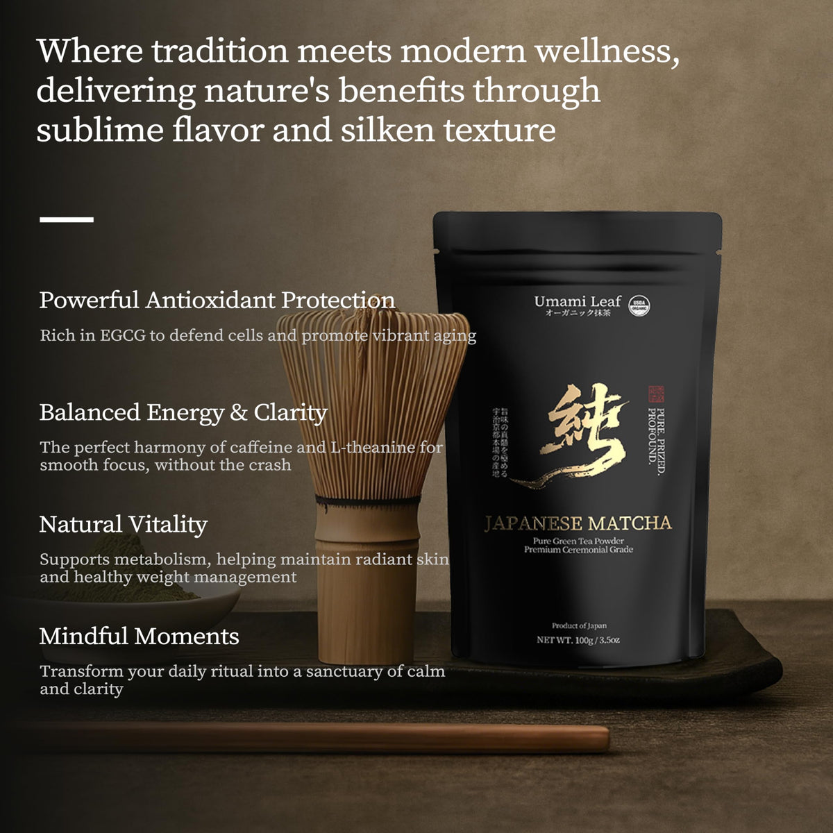 Organic Japanese Matcha Powder (3.5 Ounce (Pack of 1))