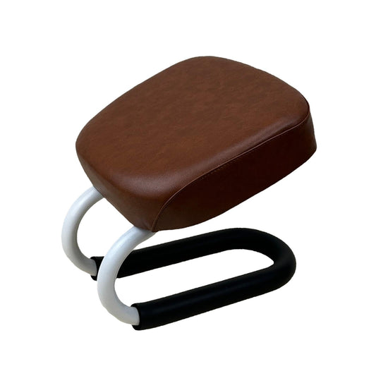 Kneeling Meditation Stool Adjustable Birthday Gift Anti Slip Comfortable Seat Prayer Stool for Yoga Praying Home Women (Style a Brown)