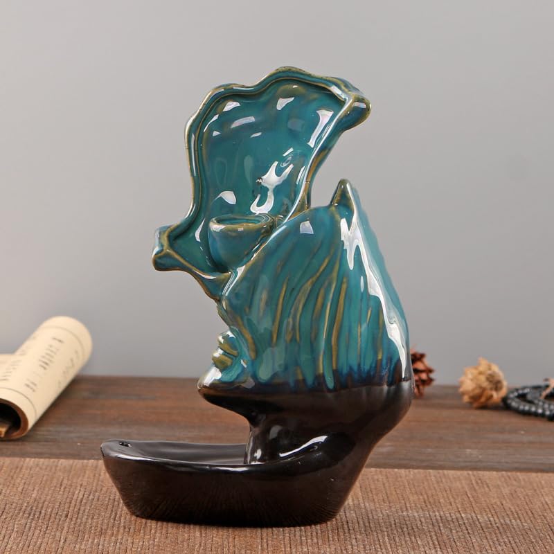 Man Kissing Woman Face Statue Backflow Incense Holder (Face Statue 2)
